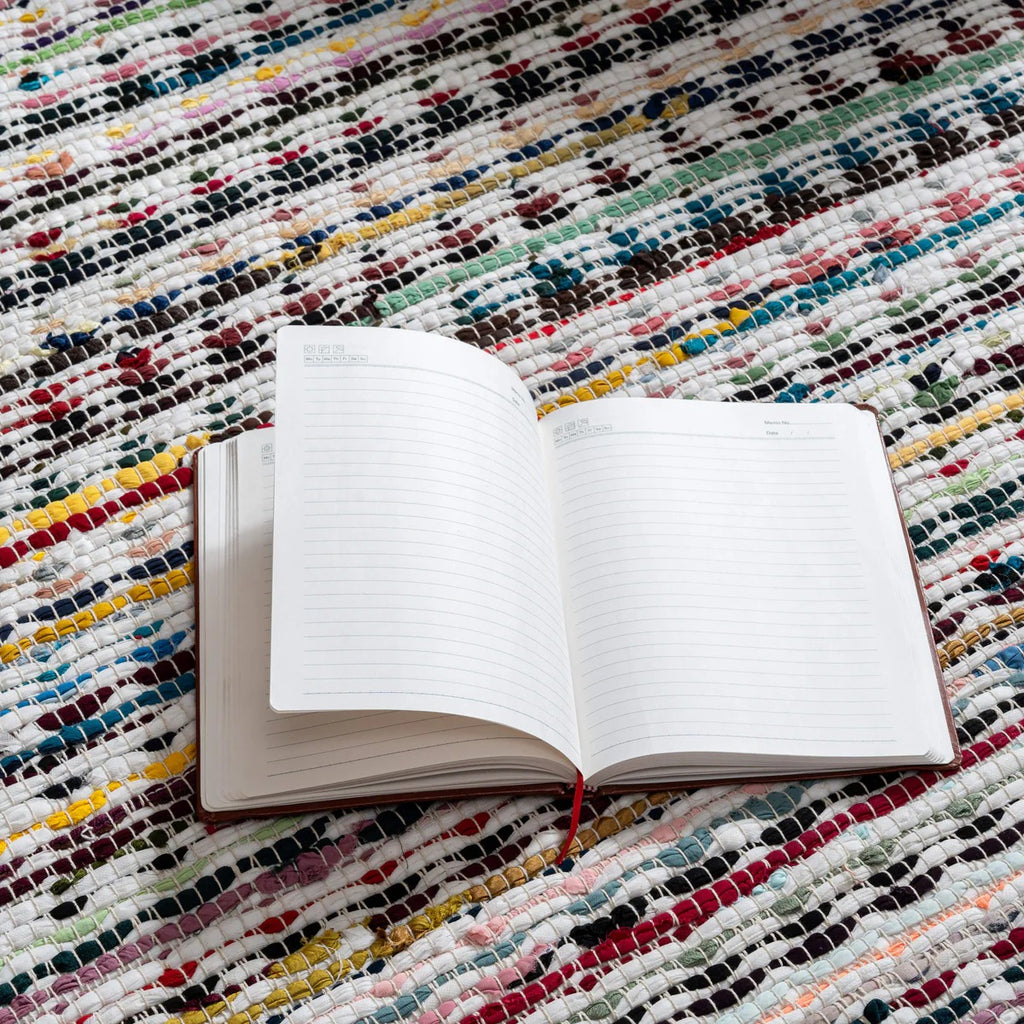 Vivid Visions Area Rug – Handwoven Recycled Cotton