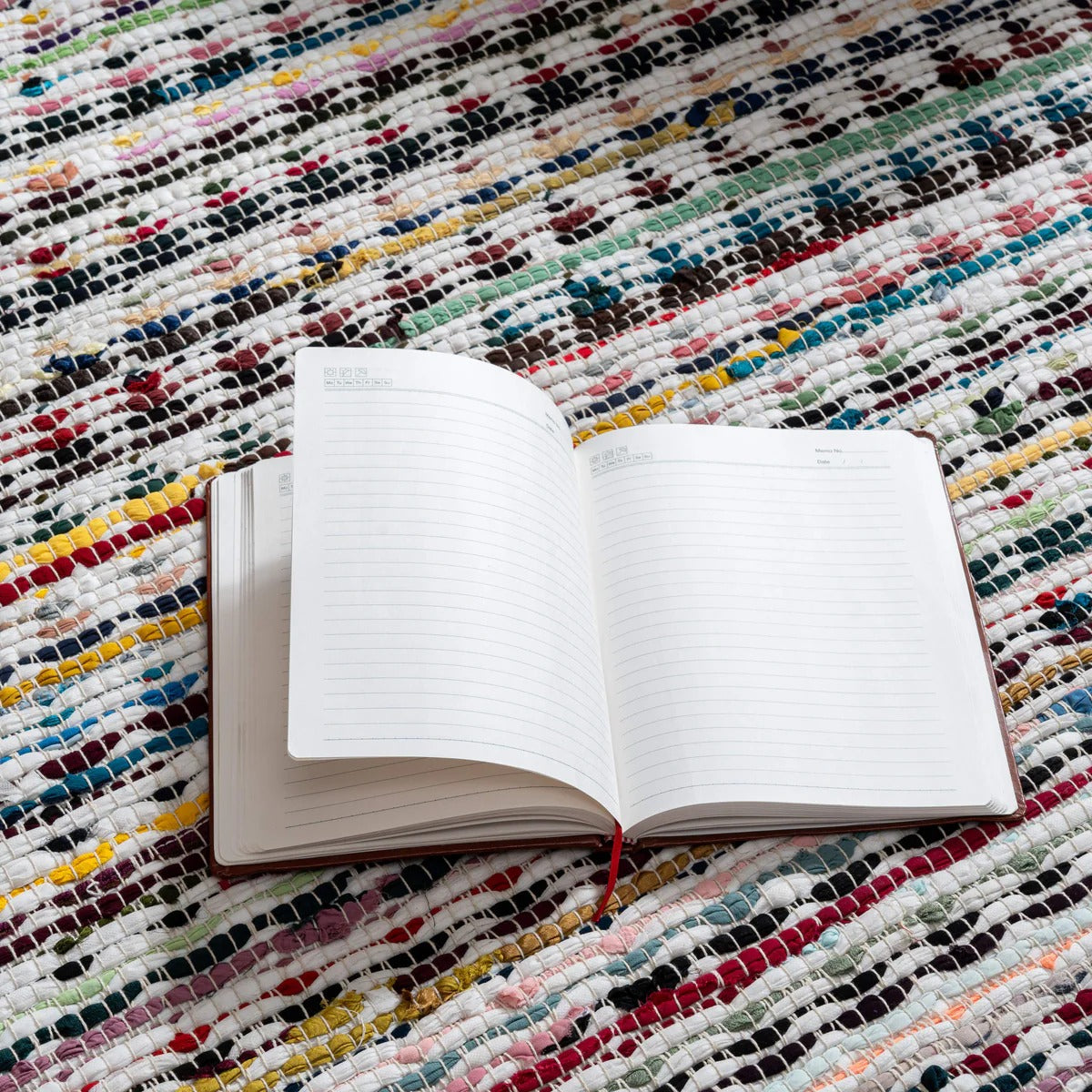 Vivid Visions Area Rug – Handwoven Recycled Cotton