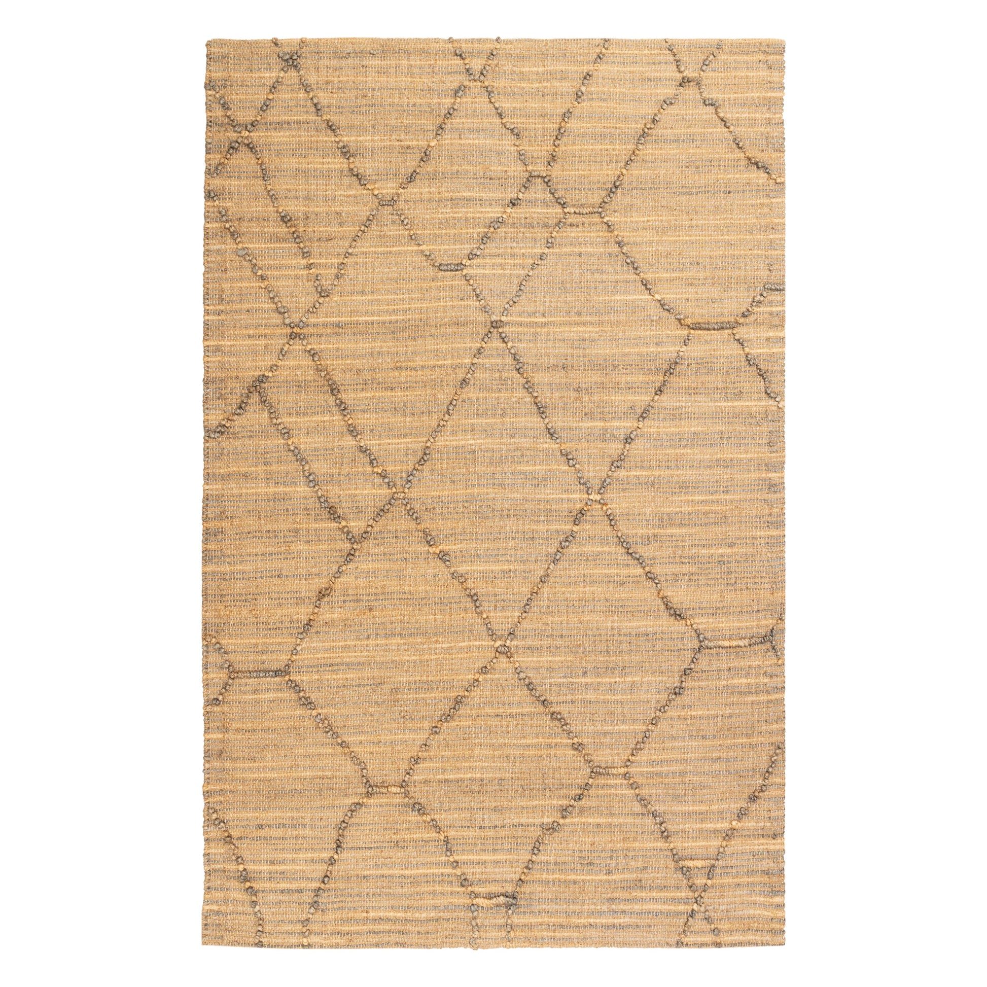 Luna Sunlit Ethereal Rug – Handwoven Natural Jute Rug with Modern Geometric Design  ⸻